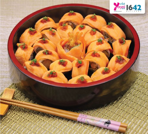 เซตสไปซี่แซลมอนมากิ