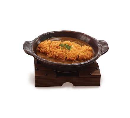 หมูชุบแป้งทอดราดซอสมิโสะ(อาหารจานเดี่ยว)